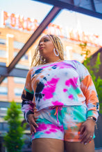 Load image into Gallery viewer, Mint Tie Dye Short Set
