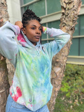 Load image into Gallery viewer, Tie Dyed &amp; Gone to Heaven Hoodie Pull Over
