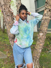 Load image into Gallery viewer, Tie Dyed &amp; Gone to Heaven Hoodie Pull Over
