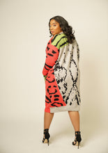 Load image into Gallery viewer, Issa Zebra Multi Print Sweater Dress
